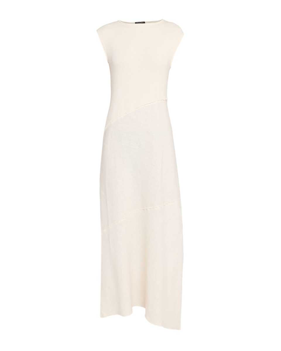 Lina Cap-Sleeve Knit Maxi Dress